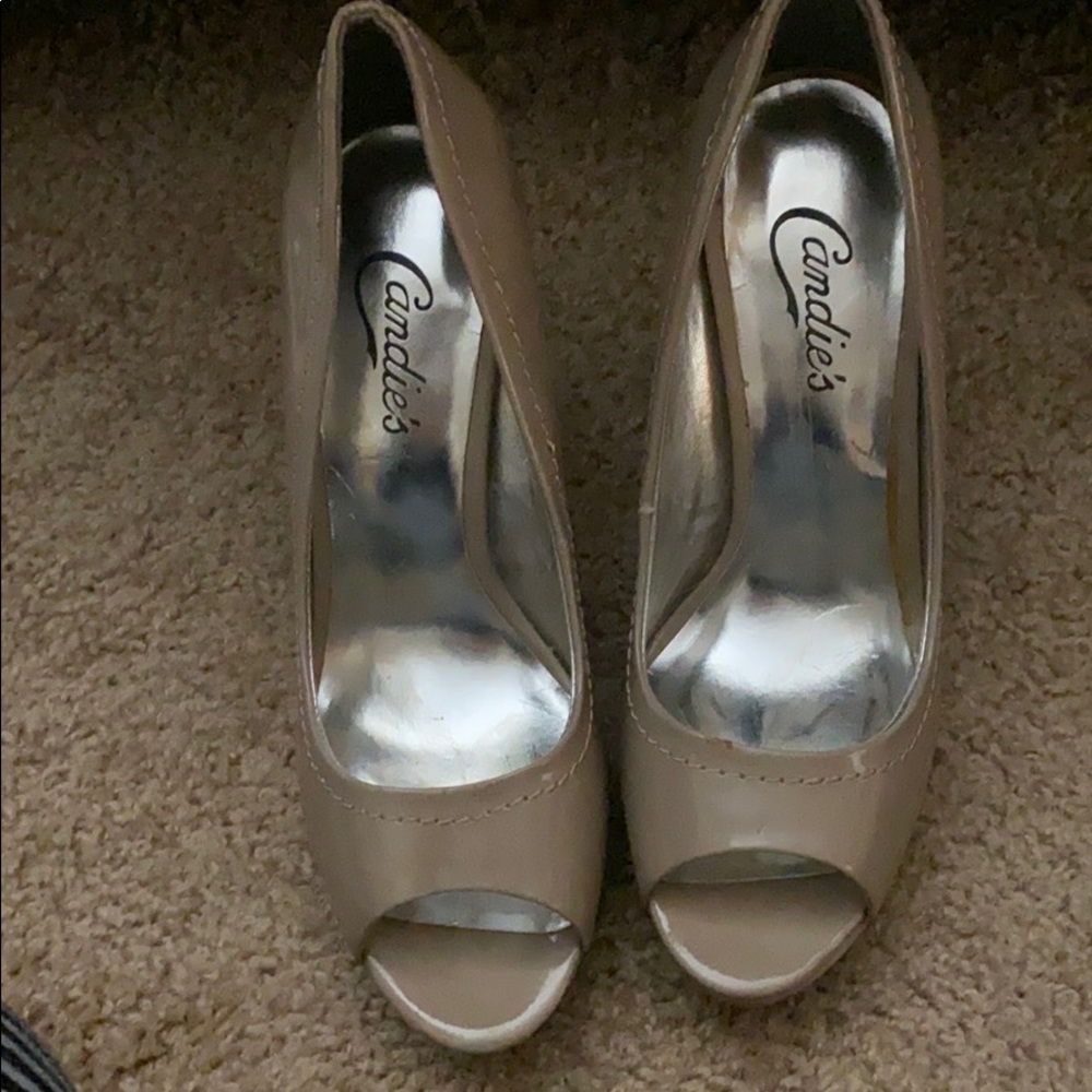 Beige Candies heels for Kohl’s size 6